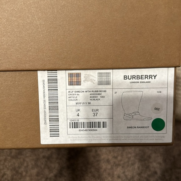 Burberry Boots - Picture 2 of 2